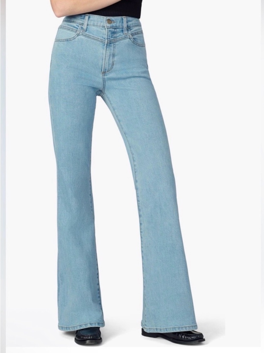 Joe's Jeans Women’s High-Rise V-Yoke Petite Flare Jeans SZ. 28, 30” inseam